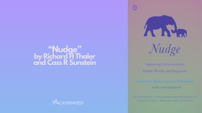 ‘Nudge’ by Richard H Thaler and Cass R Sunstein