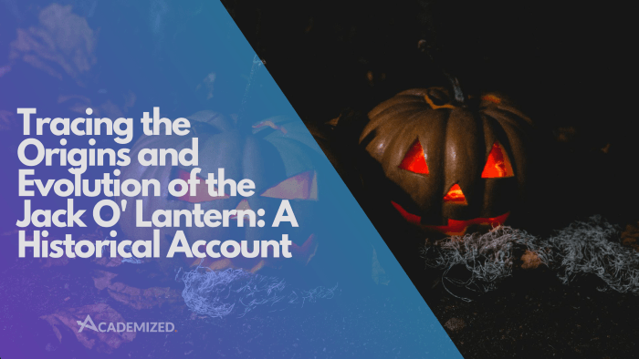 Tracing the Origins and Evolution of the Jack O' Lantern: A Historical Account