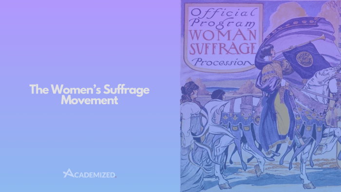 The Women’s Suffrage Movement