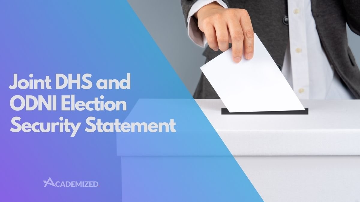 Joint DHS and ODNI Election Security Statement