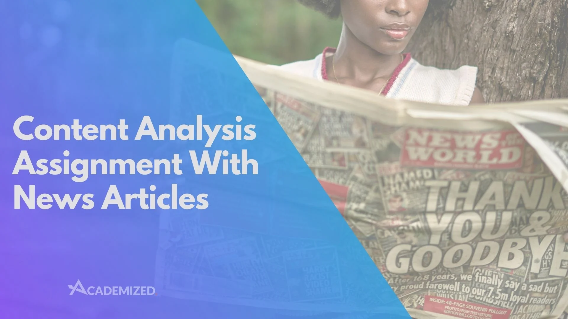 How to Write a Content Analysis Assignment Using Leader & Times Articles