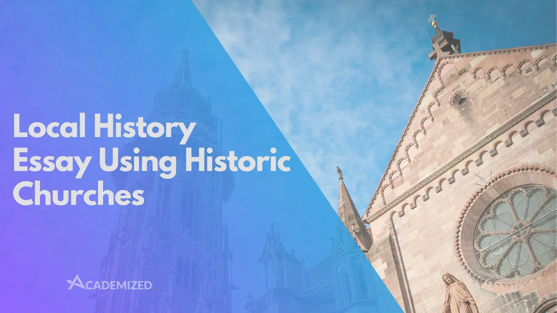 history essay using churches as sources